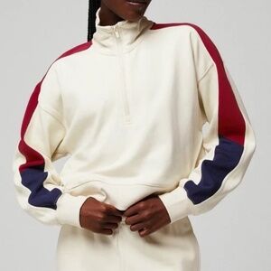 Fabletics Year Round Terry Half Zip Sweatshirt